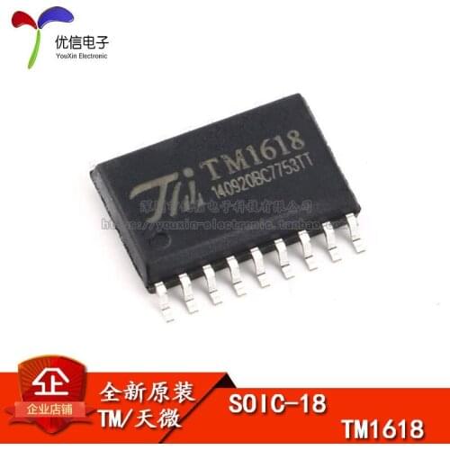 TM1618 genuine original SMD light emitting diode display drive control circuit SOP-18