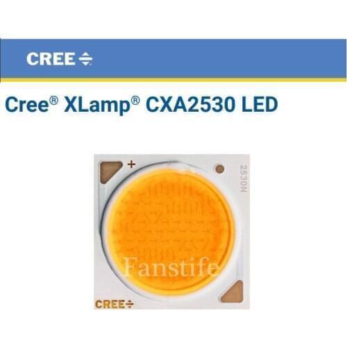 2pcs Cree CXA2530 CXA 2530 65W Ceramic COB LED Array Light EasyWhite 4000K -5000K Warm White 2700K - 3000K with / without Holder