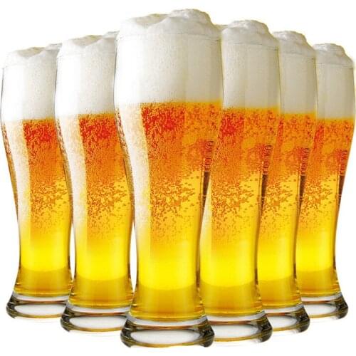 2pcs Craft Brews Beer Glasses Transparent Beer Steins Thick Wine Glass Mug Large Capacity Coffee cup Vodka Glass Cups Bottle