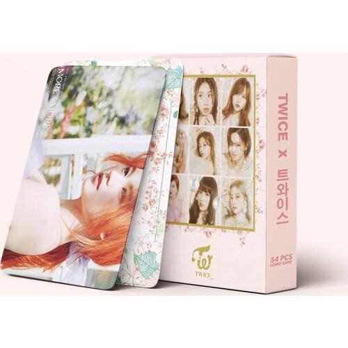 54Pcs/Set TWICE Album Lomo Cards New Fashion Photo Card Postcard Kawaii Stationery Gift