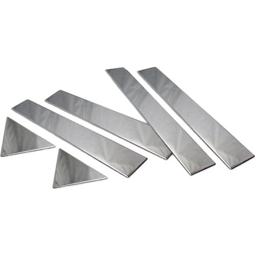 6PCS Chrome Window Pillar Post Trim for Chrysler 300 300C 2005-2010