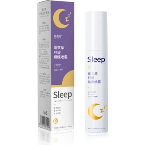 90ML Sleeping Aids Lavender Spray Aromatherapy Oil Pillow Spray Side Portable B2K4