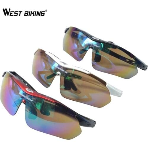 Free Shipping WEST BIKING Polarized Cycling Glasses Anti-fog Sport Sunglasses Eyewear Frame MTB Bike professional Bicycle Goggle