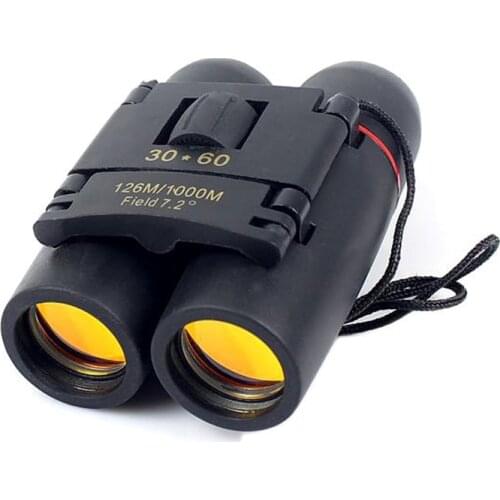 Telescope 30x60 Folding Binoculars with Low Light Night Vision For Outdoor Animal Watching Travelling Hunting Camping Equipment