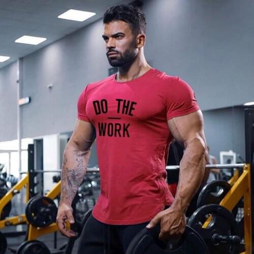 Running shirt Gym Male T Shirt O-neck Sports Tshirt Short Sleeve T Shirt Men Fitness Clothing Bodybuilding Workout Tops Tees
