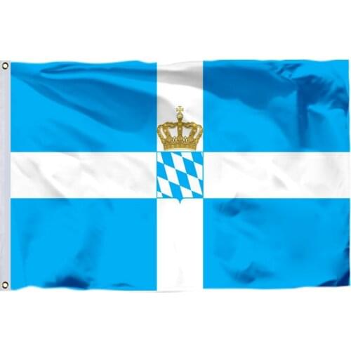 Greece 1858 Flag 150X90cm (3x5FT) 120g 100D Polyester Double Stitched High Quality Banner Free Shipping