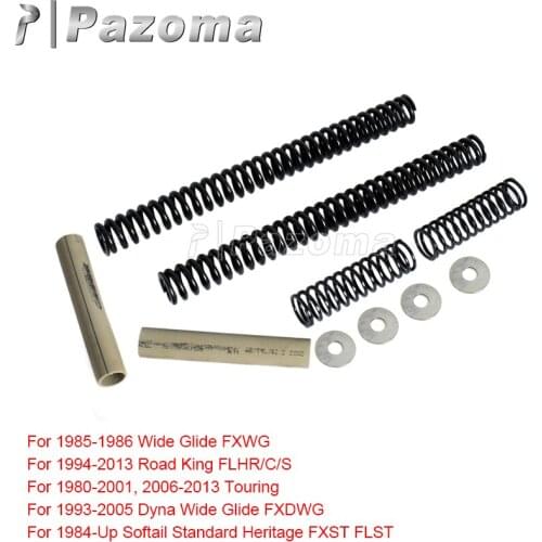 41mm Motorcycle Drop-in Front Fork Lowering Kit For Harley Dyna Wide Glide FXDWG Softail FXST FLST FXWG Road Touring King FLHR