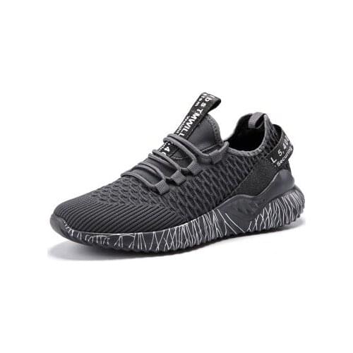 Large Size Summer Light Weight Sports Shoes Men Sneakers Man Running Shoes Mens Basket Sport Gray Trainers 2021 Basket GMB-1382
