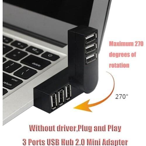 Mini 3.0 Port Multiple HUB Adapter Multi USB HUB Splitter For MacBook Air Pro Huawei p30 Pro Iphone 11 PC Computer Accessories