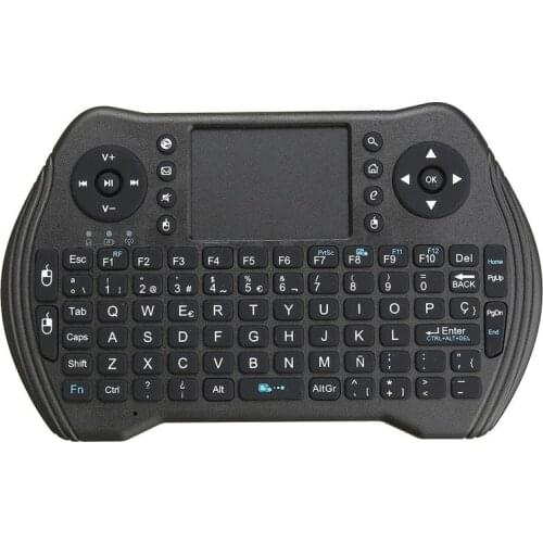 MT-10 2.4G Wireless Spanish Rechargeable Mini Keyboard Touchpad Air Mouse Airmouse