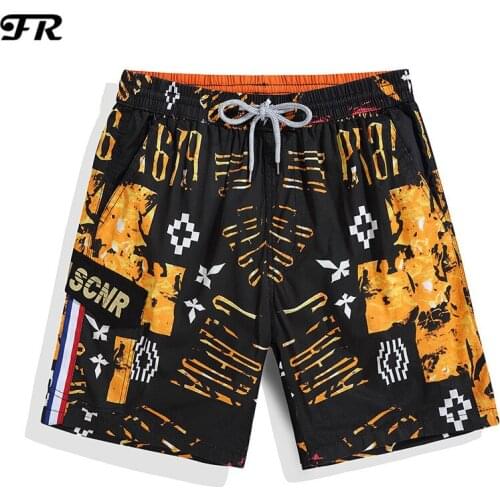 FR New Mens Beach Shorts,Mens Quick-Drying Cotton Board Shorts,Male Casual Holiday Board Shorts