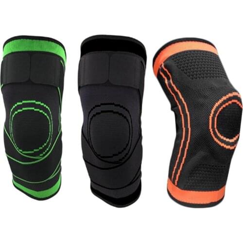 Men Women Knee Support Compression Sleeves Joint Pain Arthritis Relief Running Fitness Elastic Wrap Brace Knee Pads With Strap