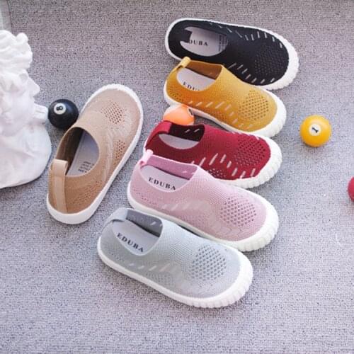 2020 New Boys Sneakers Fashion Boys Girls Mesh Soft Sole Running Shoes Casual Sneakers Children Outdoor Anti-slippery Flat Shoes