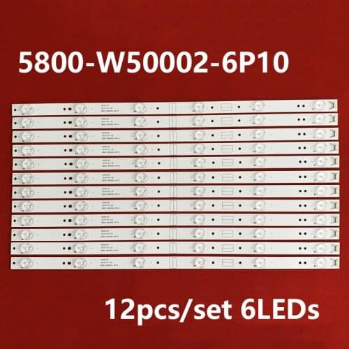New 60 PCS/lot 6LED 490mM LED backlight strip for 50UH5500 50UH5530 5835-W50002-2P00 5800-W50002-0P00 6P10 2P00 6P00