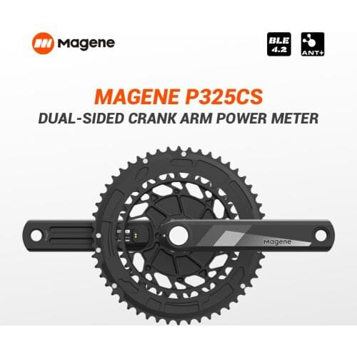 NEW Power Meter Magene P325 CS Dual Side Crankset Rechargeable Waterproof Ultegra R8000 Road Bike Computer Cycling Power Meter