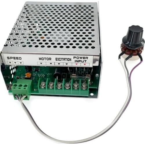 110V-220V WK622 6A Speed Regulator PWM for DC Motor Control Supply Suitable for dc spindle motor input speed controller