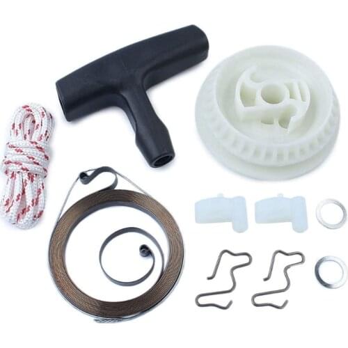 Recoil Pull Starter Spring Pulley Handle Grip Rope Kit for stIHL MS180 - MS250 Y5JA