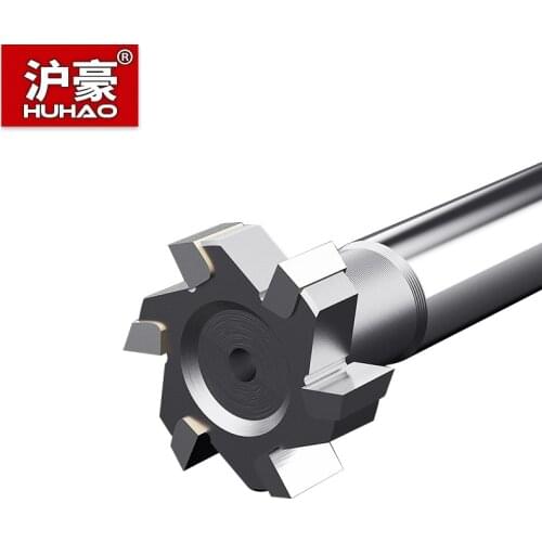 HUHAO T-Slot Endmills Slotting Grooving Dia 16-32mm Milling Cutters Tungsten Carbide Router Bits CNC Tool For Steel Copper Alloy