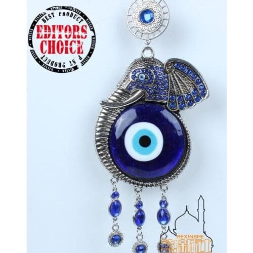 Turkey blue eyed elephant ornaments Muslim peace pendant wall house evil evil eye decorations