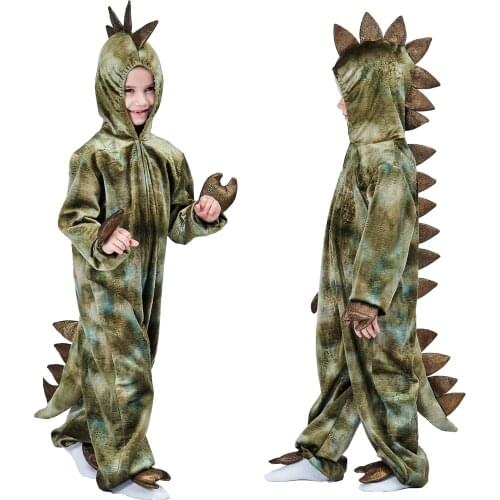 Umorden Kids Child Dinosaur T-Rex Costume Cosplay for Boys Halloween Purim Party Disfraz Costumes Fancy Dress Up
