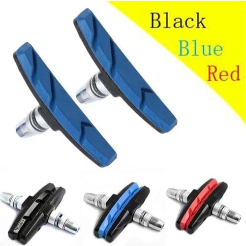 Bicycle Brake 2 Pairs V Type Silent Brake Pads Shoes For BMX Road MTB Bike Bicycle Entertainment Cycling Bicycle Parts