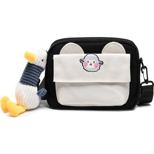 Capacity Canvas Women Shoulder Bag Cotton Tote Shopper Bag Eco Reusable Shopping Bag Cloth Phone Pocket Three dimensional pocket