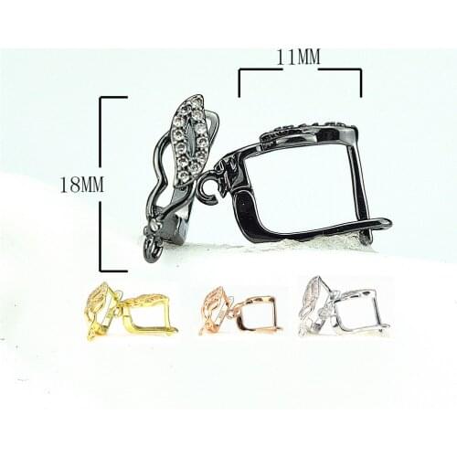 New Earring Trend 2021 Womens Earrings Fashion Luxury Jewelry Micro-inlaid Zircon Copper Earrings