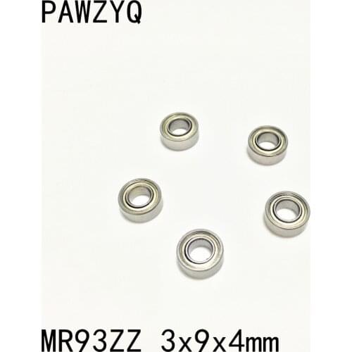 20pcs MR93ZZ MR93 2Z 3x9x4mm Deep Groove Ball Bearing Metal Shielded Miniature Bearing