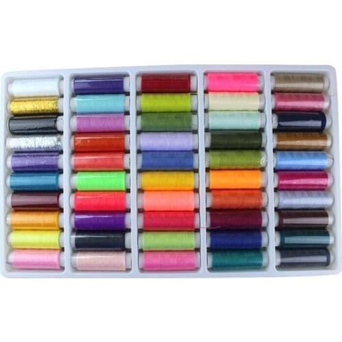50 different color sewing thread / home sewing / hand stitching / threads/ Polyester Excellent Sewing Thread Spools 150 Yard