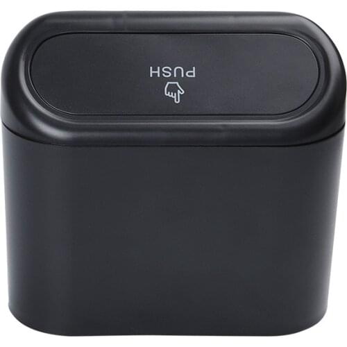 Car Trash Bin Hanging Vehicle Garbage Storage Box For Audi Abarth Acura Mercedes benz Bmw Buick Square Pressing Type Trash