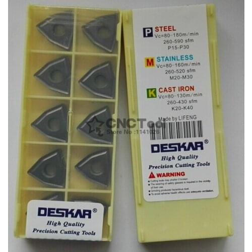 Free Shipping WNMG080404 Indexable Carbid Turning Lathe Inserts Cutter for Lathe Holder MWLNR/WWLNR