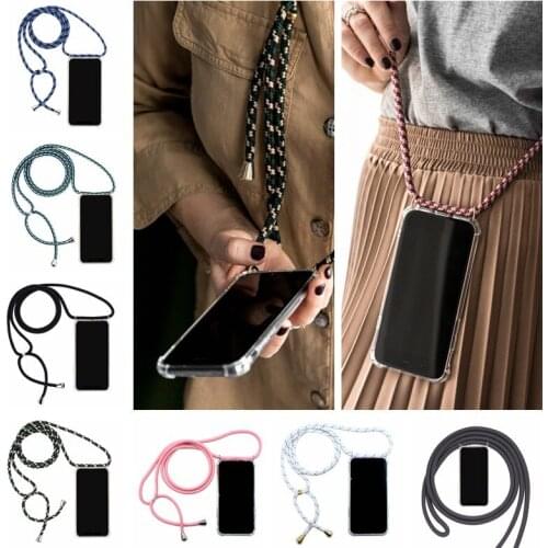 Strap Cord Chain Phone Case For VIVO Nex 3 3S IQOO Neo 3 Z1 S1 V17 V15 X27 X50 Pro Plus U1 Z6 Z5X Cover Necklace Lanyard Case