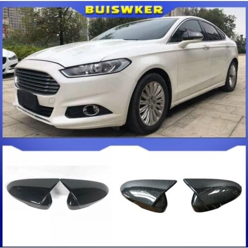Rearview Mirror Cover Side Wing Rear View Mirror Case Covers Trim For Ford Mondeo 2013-2019 Rearview Mirror Cover