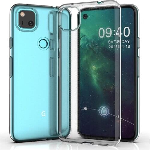 For Google Pixel 4a 4 a 5.81" Ultra Thin Soft TPU Silicon Gel Transparent Camera Protect Case Back Cover