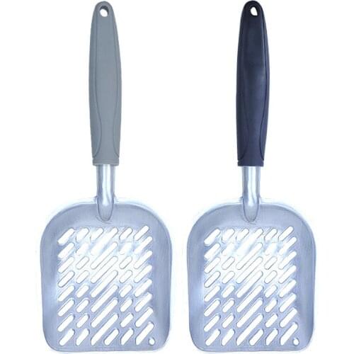 Cat Kitten Litter Scoop Aluminum Alloy Metal Pooper Waste Poop Cleaner Pet Sand Shovel For Household Pet Cleaning Gadgets