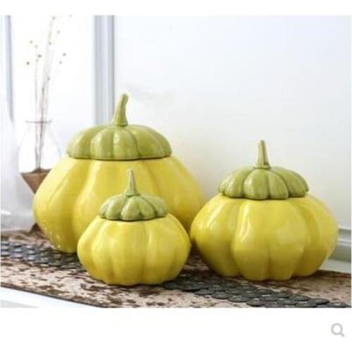Creative home decorations, creative pumpkin crafts, pumpkin storage tank, storage tank, Halloween decoration gift