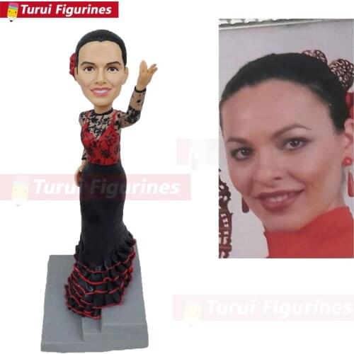 Wife mini figurines miniature statue handmade custom design service figurine pop riverdale custom wedding figurines clay dolls