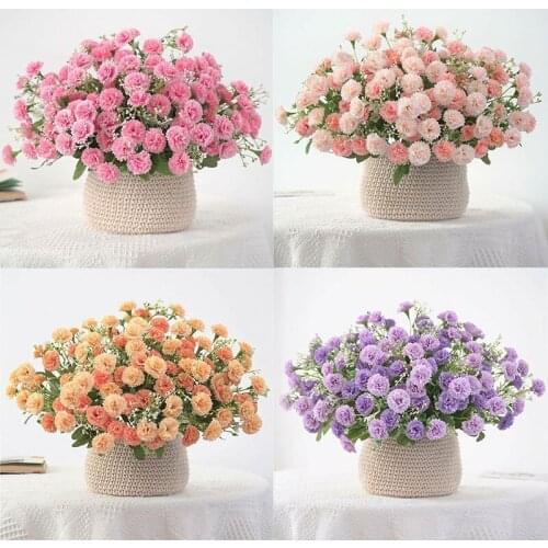 Fashion Fake Silk Flower 20 Flowers Hydrangea Home Party Garden Small Lilac Flowers