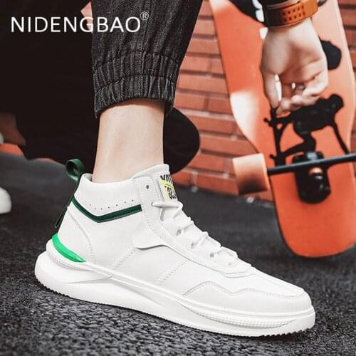 Men New Fashion Shoes Autumn Mens Casual Shoes Breathable Light Weight White Sneakers Driving Shoes For Male Walking Shoes