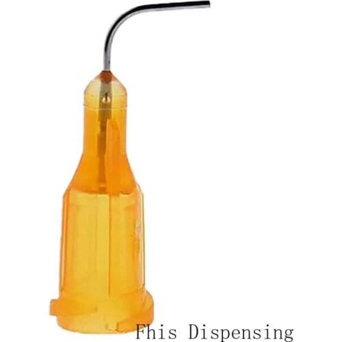 Pack of 100 Stainless Steel Distribution Blunt Tip 23G 90 Degrees Elbow Dispensing Needles