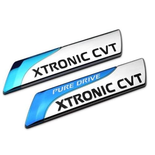 1 Pcs AUTO XTRONIC CVT STICKER EMBLEMS BADGE ABS PLASTIC CAR BODY REAR TRUNK LID Car Styling