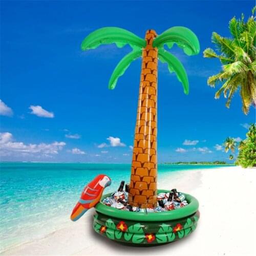 New1.6m Inflatable Coconut Palm Tree Water Spray Beach Party Pool Inflatable Toy