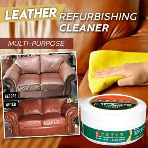 New Leather Cleaning Cream Home Leather Sofa Seat Shoes Healing Balm Cleaning Cleaner For Leather Furniture Drop Shipping