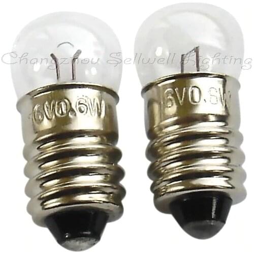New!miniature Lamps Bulbs E10 G11 6v 0.6w A052