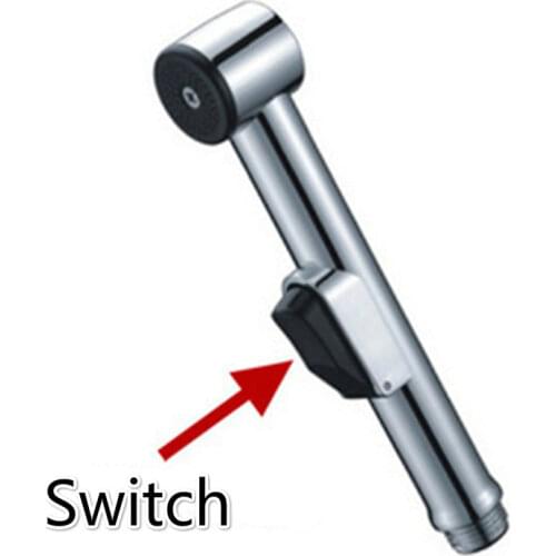 Electroplating Plastic Bathroom Bidets Parts hygienic shower head Anal Cleansing Enema Enemator Vaginal Washing Bath Tool