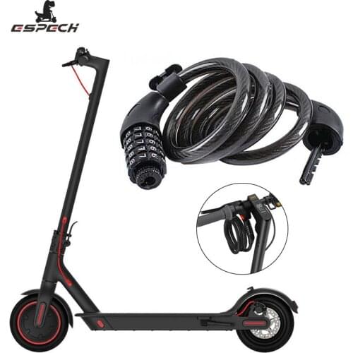 Anti-theft Portable Code Lock for Ninebot MAX G30 KickScooter for xiaomi m365/m365 pro electric scooter Lock bike accessories