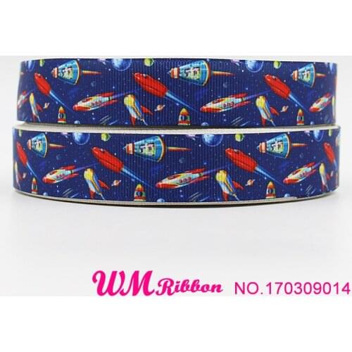 Q&N ribbon 7/8inch 22mm Bass Fishing Game Printed Grosgrain Ribbon Webbing 50yards/roll For Hair Tie Headband Free Shipping