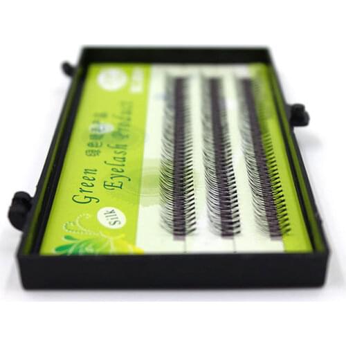 60 Bundles/box Natural Long Individual Eyelash Extension Professional 10D Cluster Faux Mink Eyelashes Makeup Flare Fan Lashes