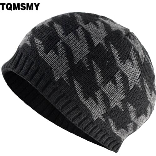 Thickened double layer Winter hats for men knitted wool beanies women Casual Ski cap Keep warm caps skullies bonnet gorro