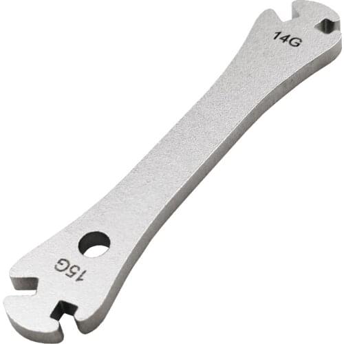 Stainless Steel Bicycle Spoke Wrench Bicycle Bike Rim Wheel Spoke Wrench Fastening Correction Device Repair Tool